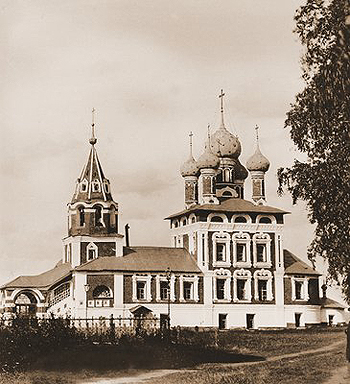 Церковь во имя св. царевича Димитрия на Крови в Угличе. 1661-1692 гг. Фотография В. А. Бутуса. 1892 г. (ГПИБ)